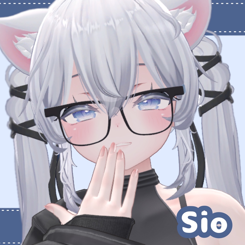 【3アバター対応】メガネセット