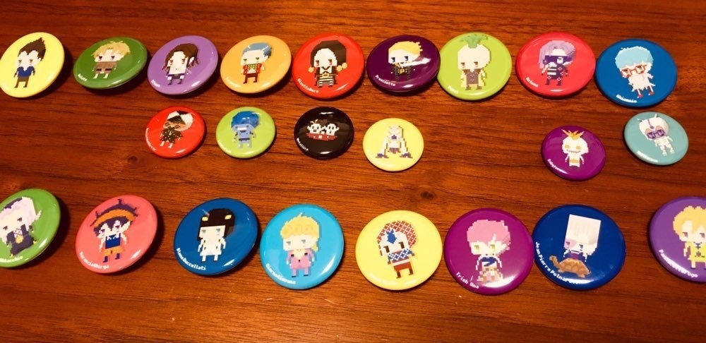 暗チと護衛の缶バッジ