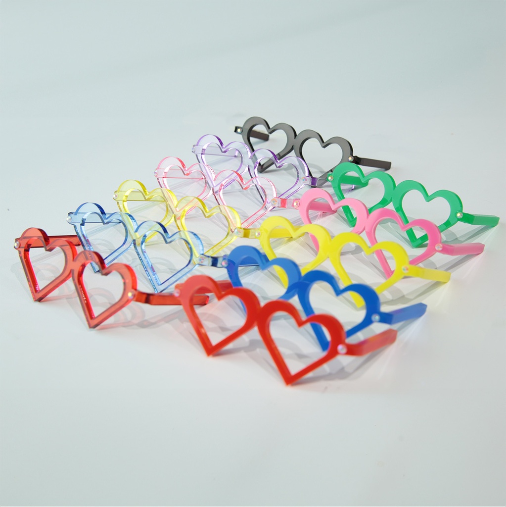 ハートフレームめがね-L(約15～16cmぬいぐるみ用)