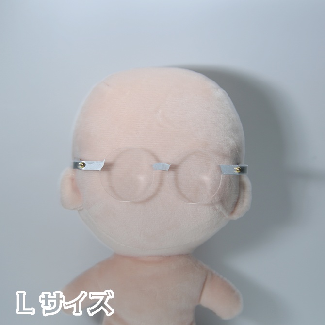 リムレス風めがね(丸)
