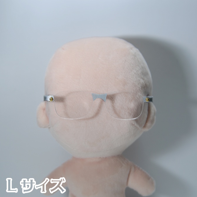 リムレス風めがね(スクエア)