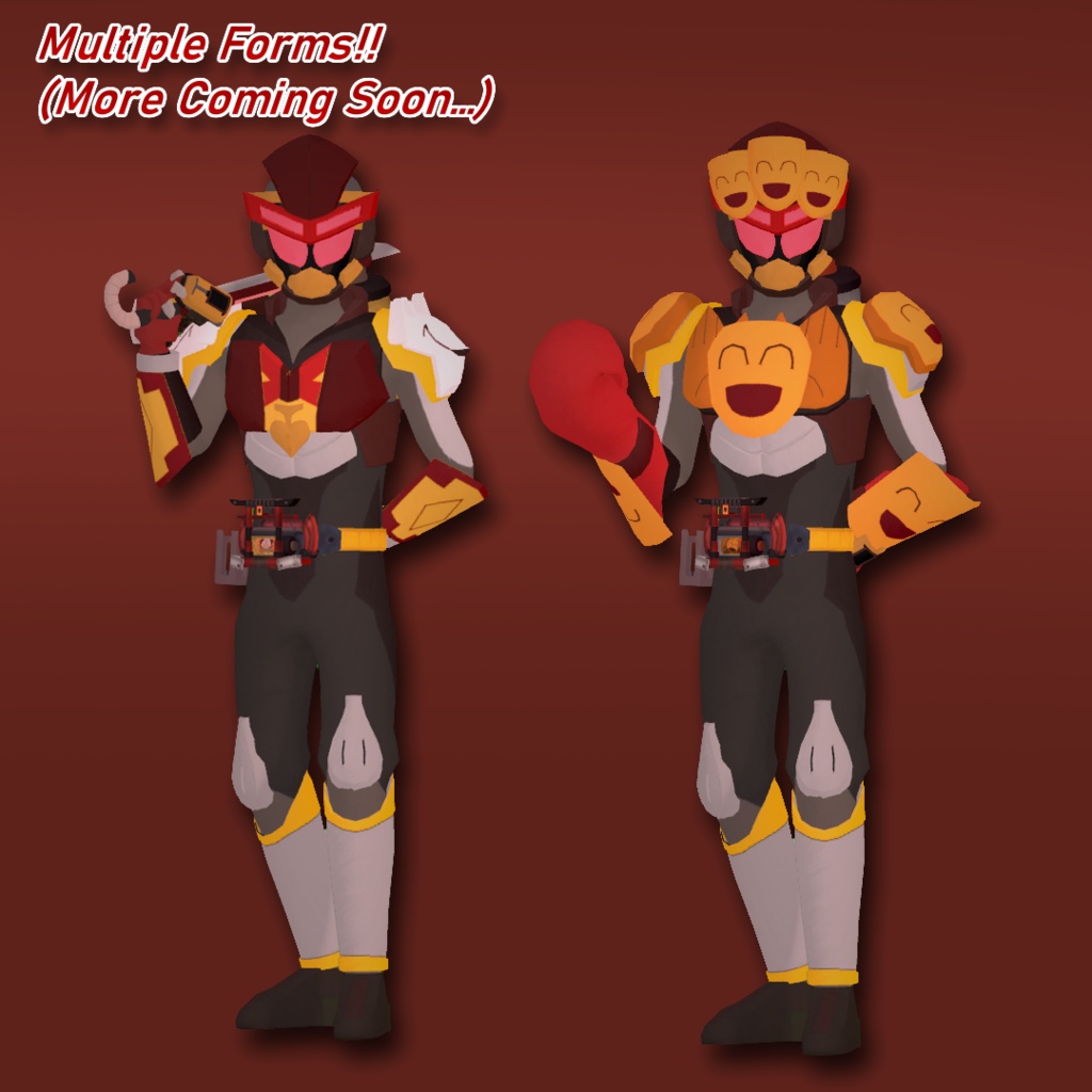 オリジナル3Dアバター 「VR仮面ヒーロー ブラック・ジャック」