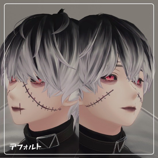 【斑霞・水瀬】つぎはぎメイクテクスチャ Hanaka MakeUp Texture