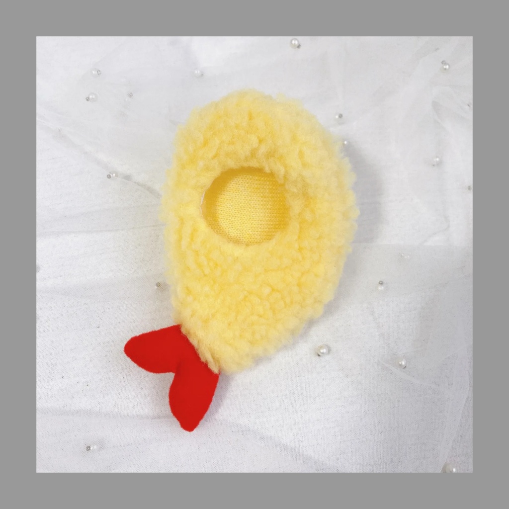 にじぱぺ用 ぬい服 えびふらい着ぐるみ