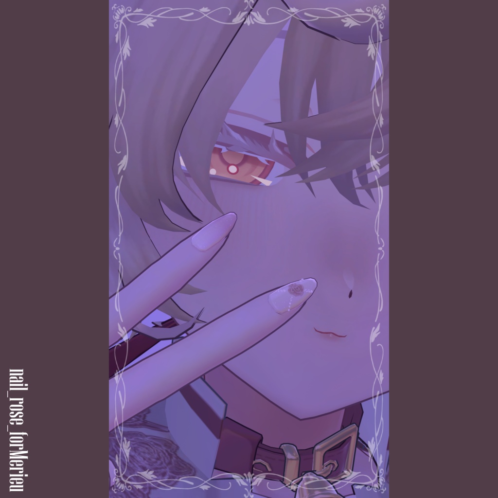 【無料】Rose Nail Chip【MA対応】