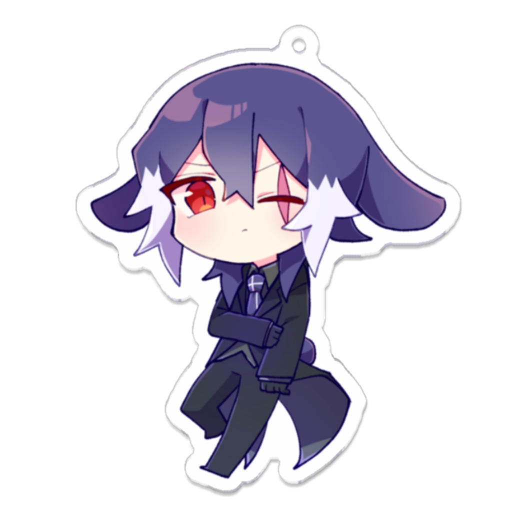 【オリドル】記念第2弾!ぶらりん アクリルキーホルダー【No.4 ルナイト】