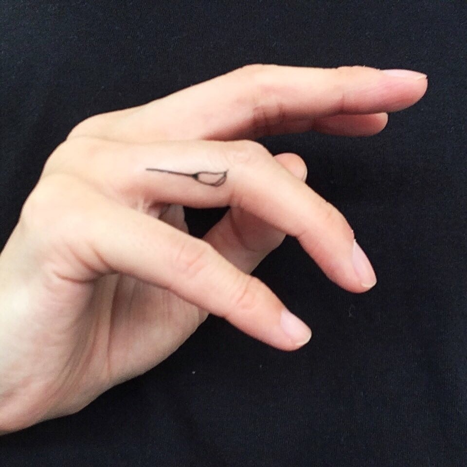 とても小さいタトゥーシール 01