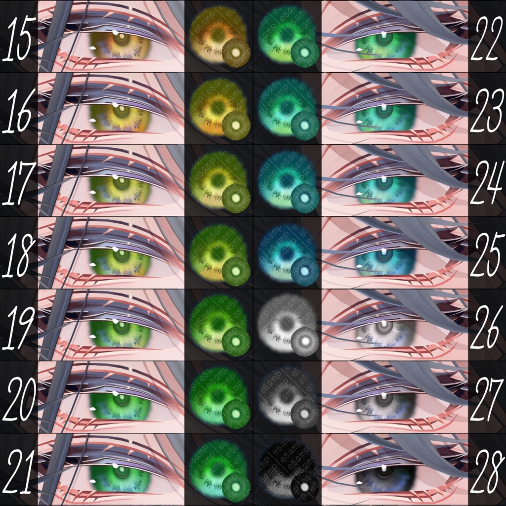 【汎用あり】TogabitoSIKI_EyeTexture