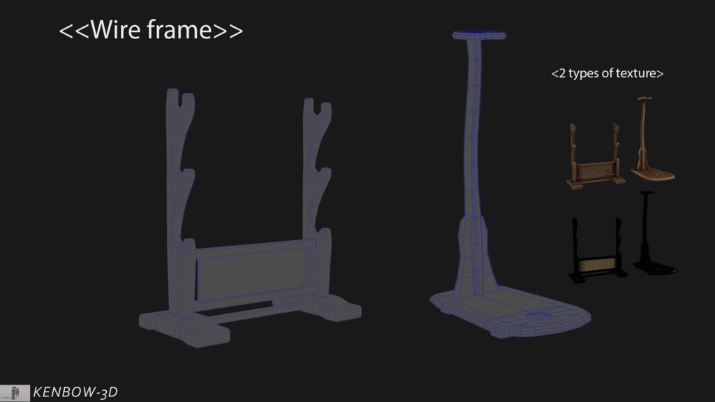 3Dモデル:打刀 神シリーズ 四神 青龍拵