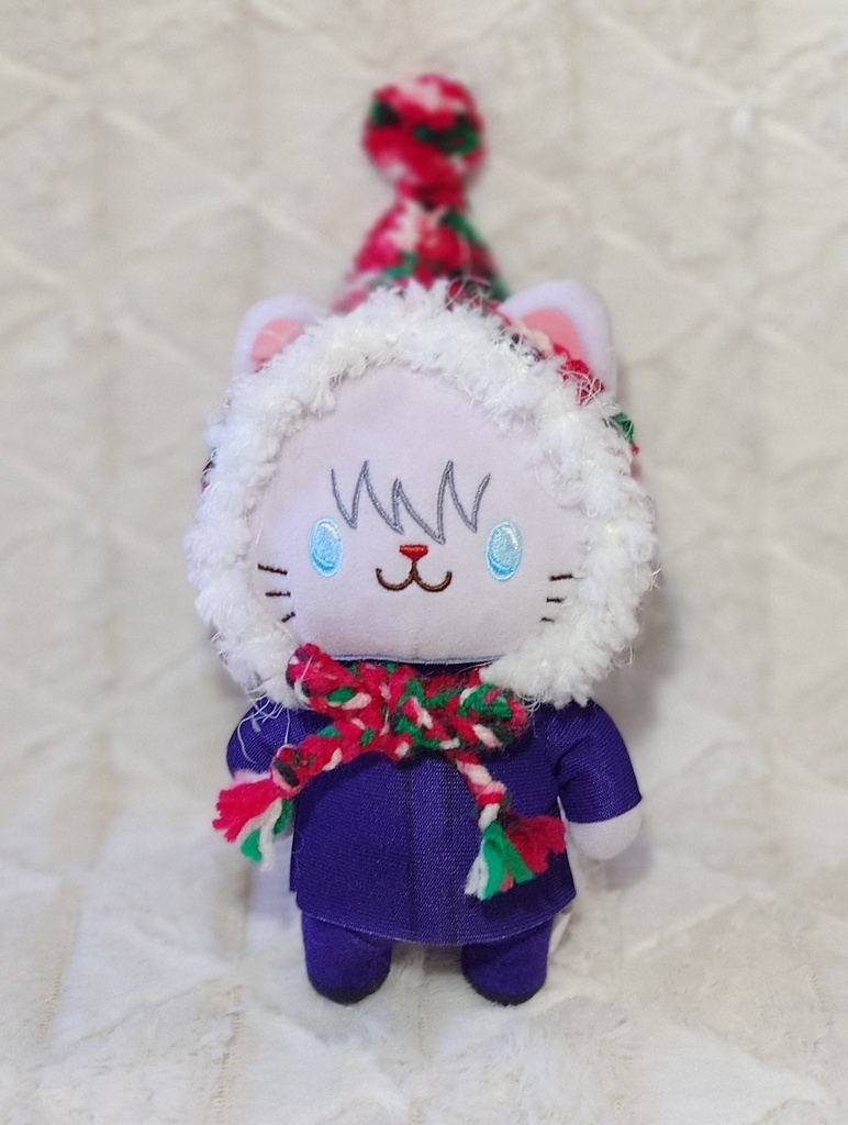 ピクシーハット(with cat用) クリスマスカラー