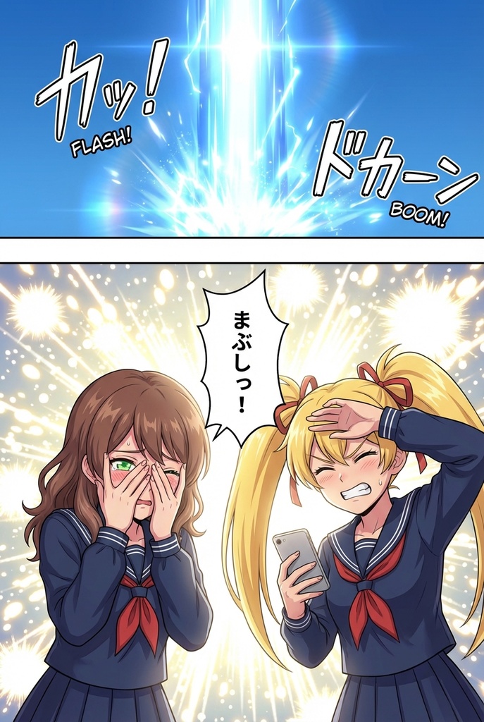 堅物生徒会長とドジっ子後輩が変身!?〜風紀とスカートの丈は私が守ります!〜