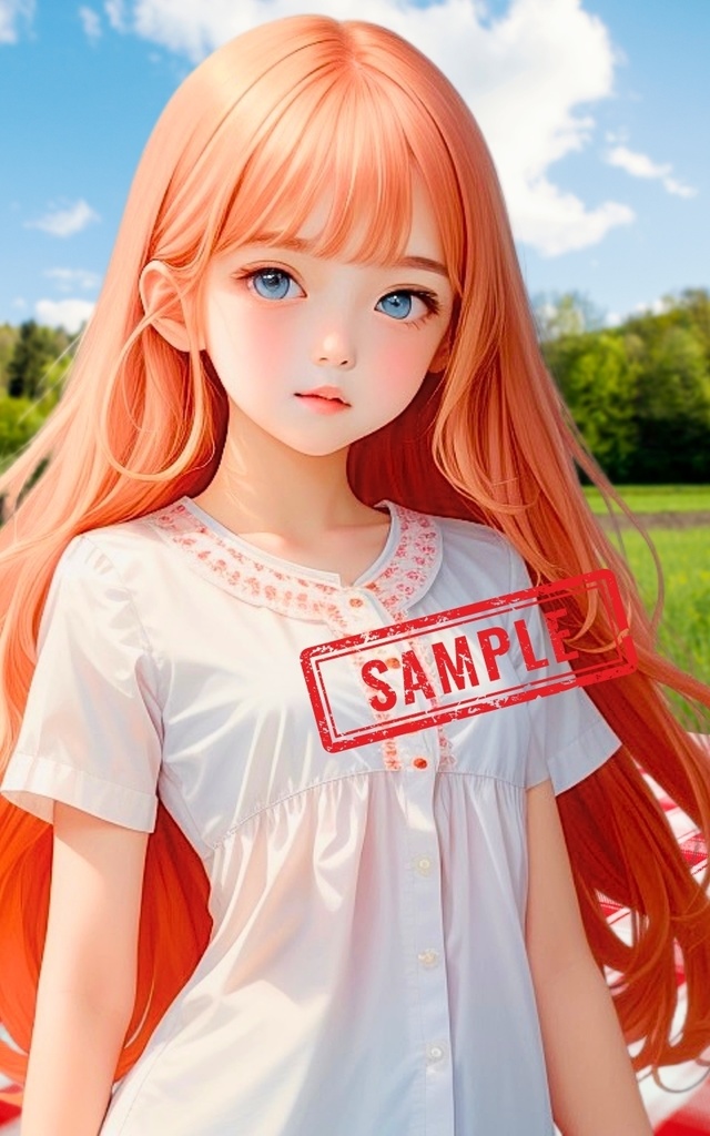 お日様と美少女(12枚)