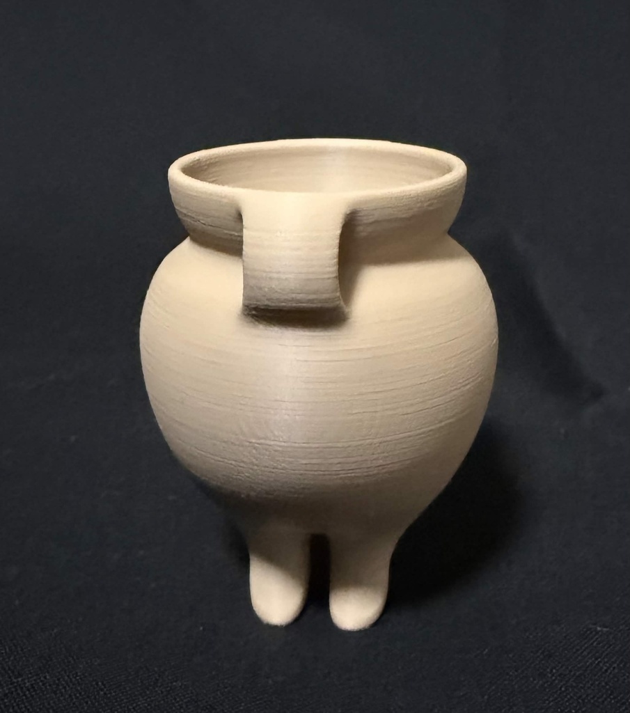 足の生えた土器フィギュア