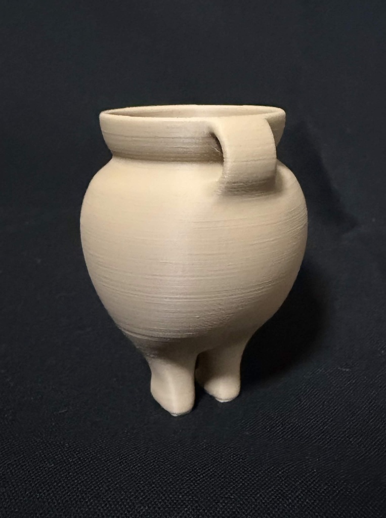 足の生えた土器フィギュア