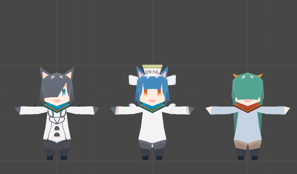 【フルトラ・Quest対応軽量アバター】ニゴロミロイド【VRC想定】