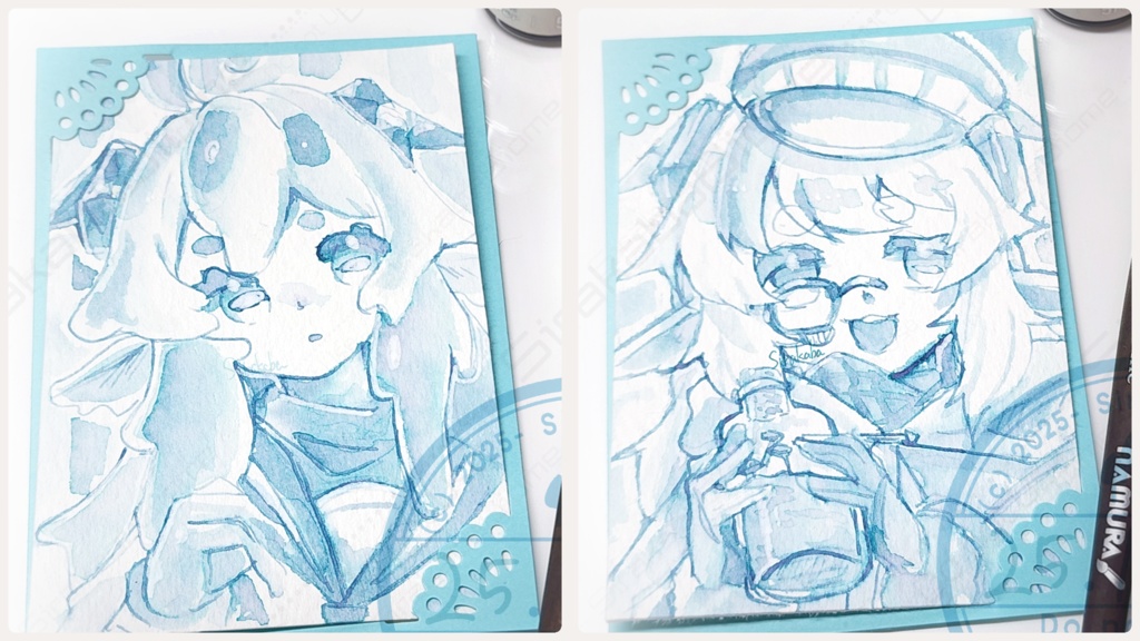 【原画】ひつじの女の子たち