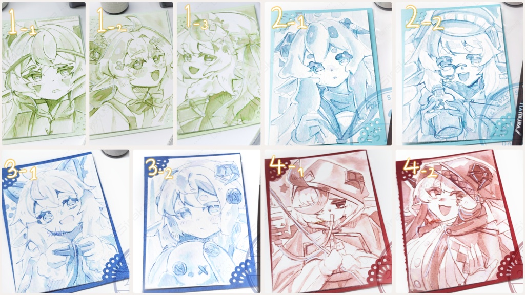 【原画】ひつじの女の子たち