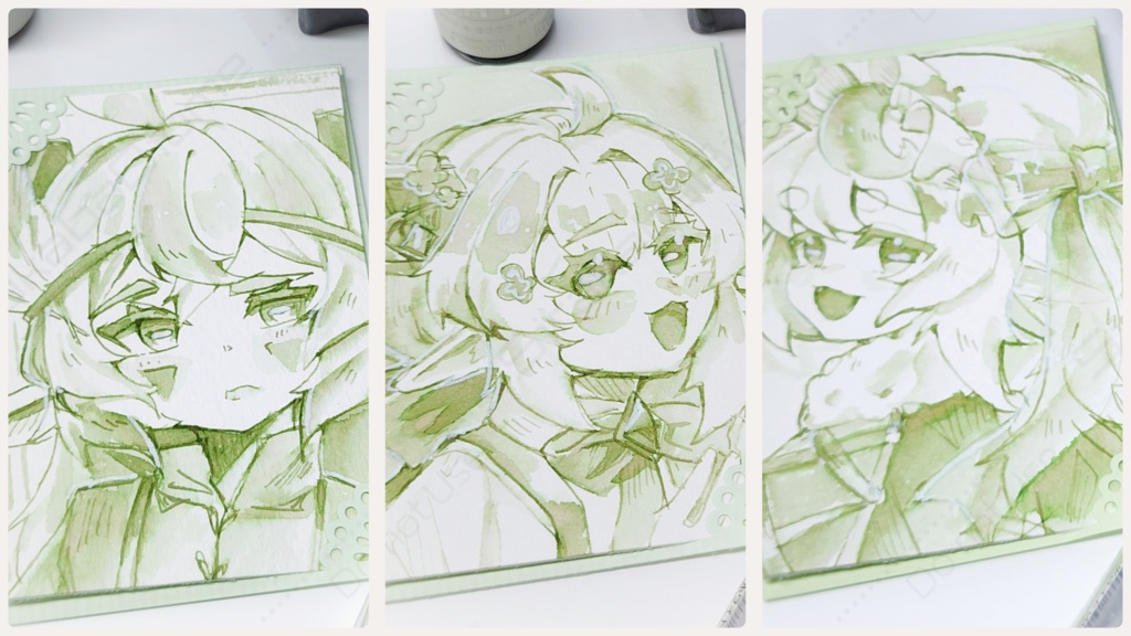 【原画】ひつじの女の子たち