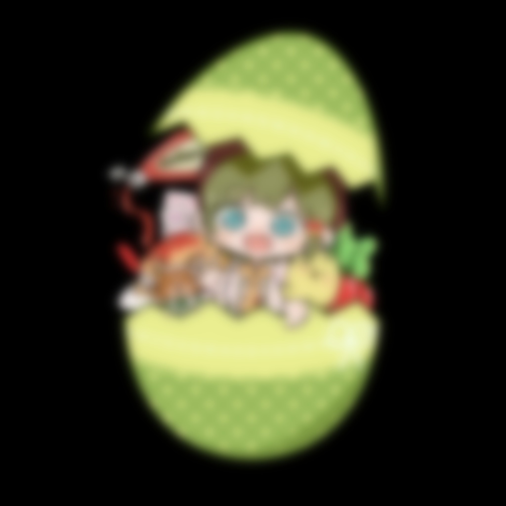 みどぬんたまごステッカー