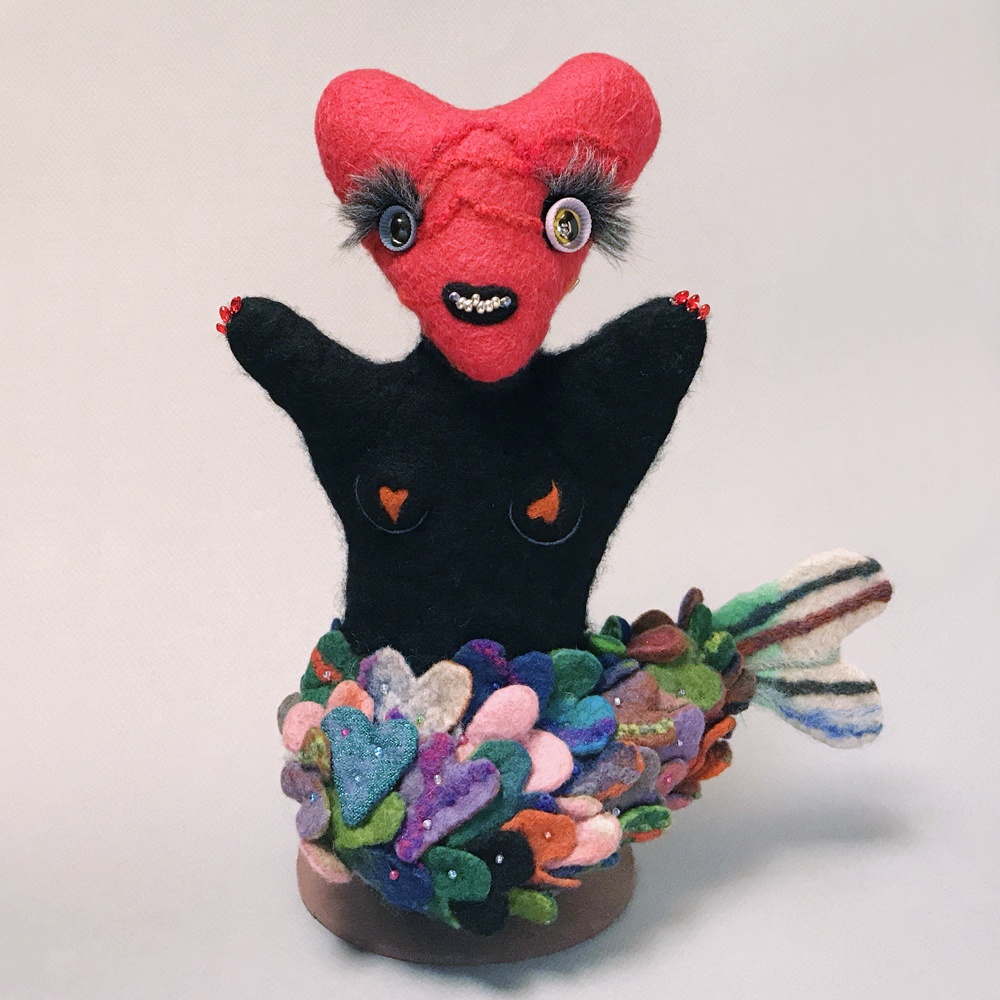 ハートのパペット