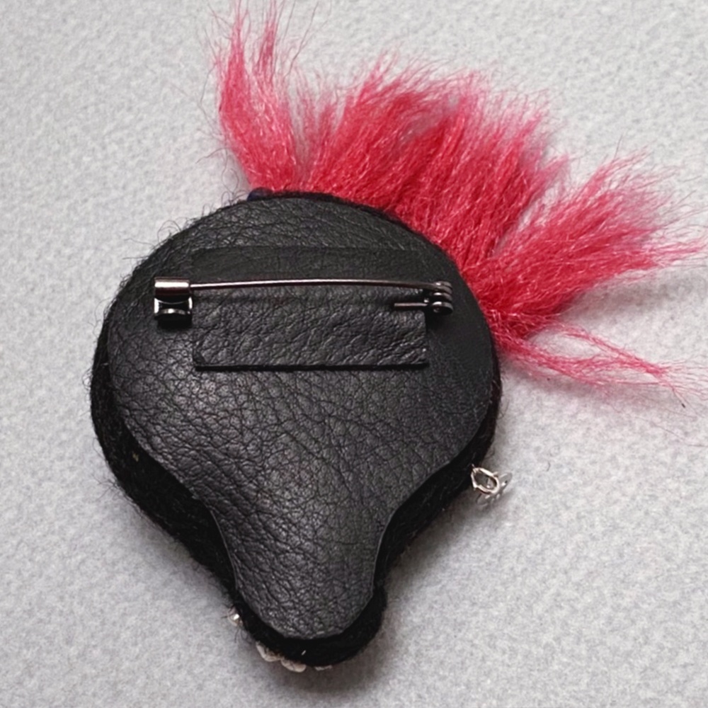 モヒカンガイコツ<ミツメルブローチ>