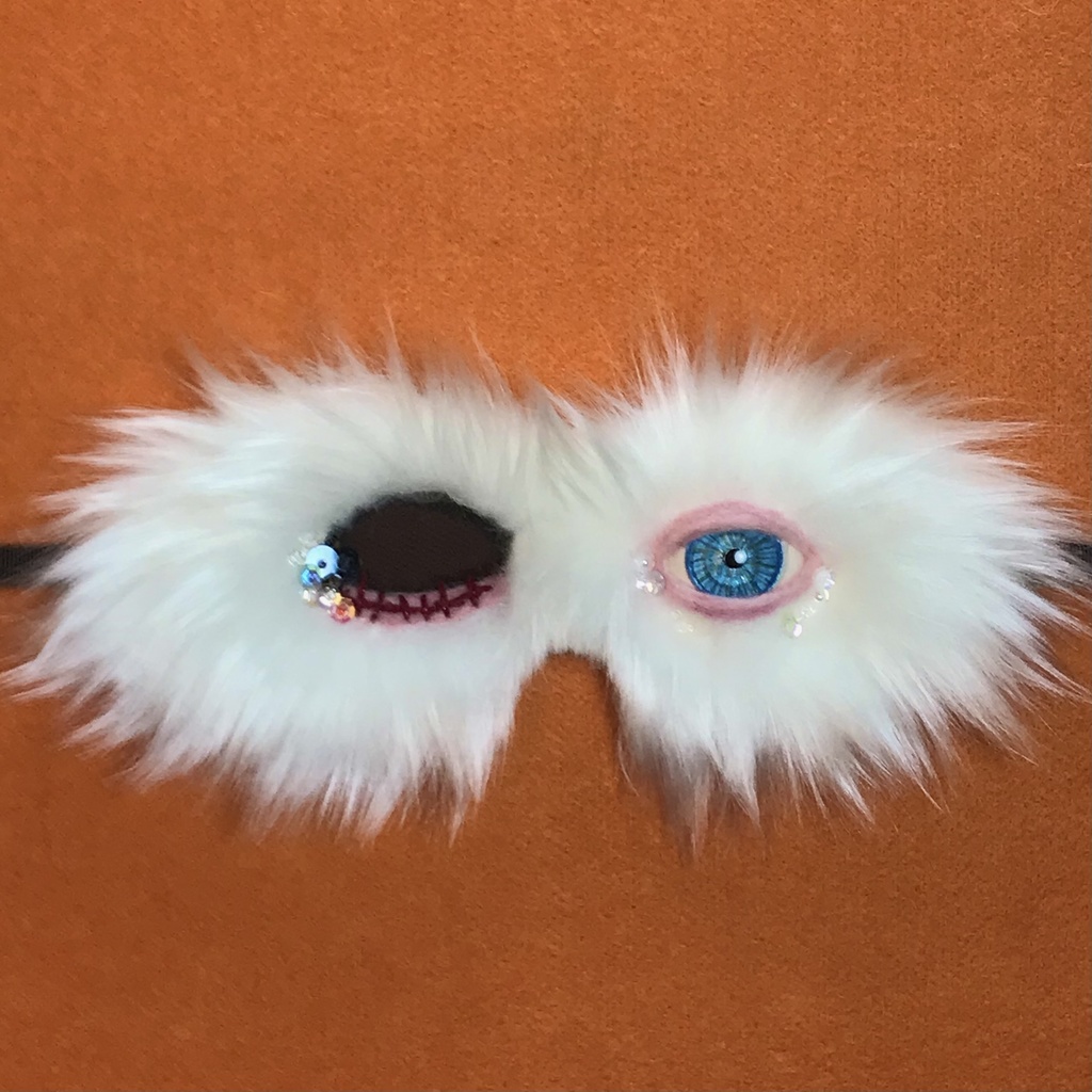 ミツメルアイマスク<シルバーブルー>