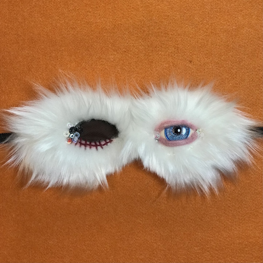 ミツメルアイマスク<レッドブルー>