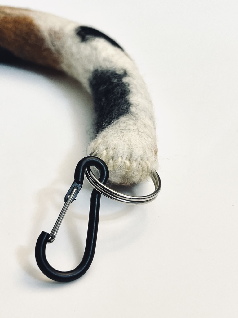 猫のしっぽストラップ (ミケA)