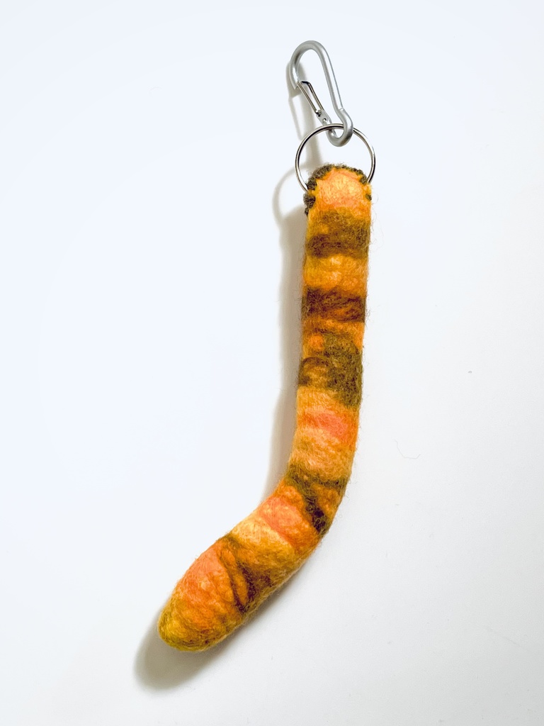 猫のしっぽストラップ(茶トラA)