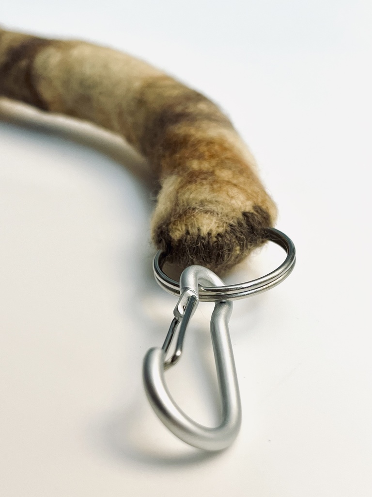 猫のしっぽストラップ(茶トラB)