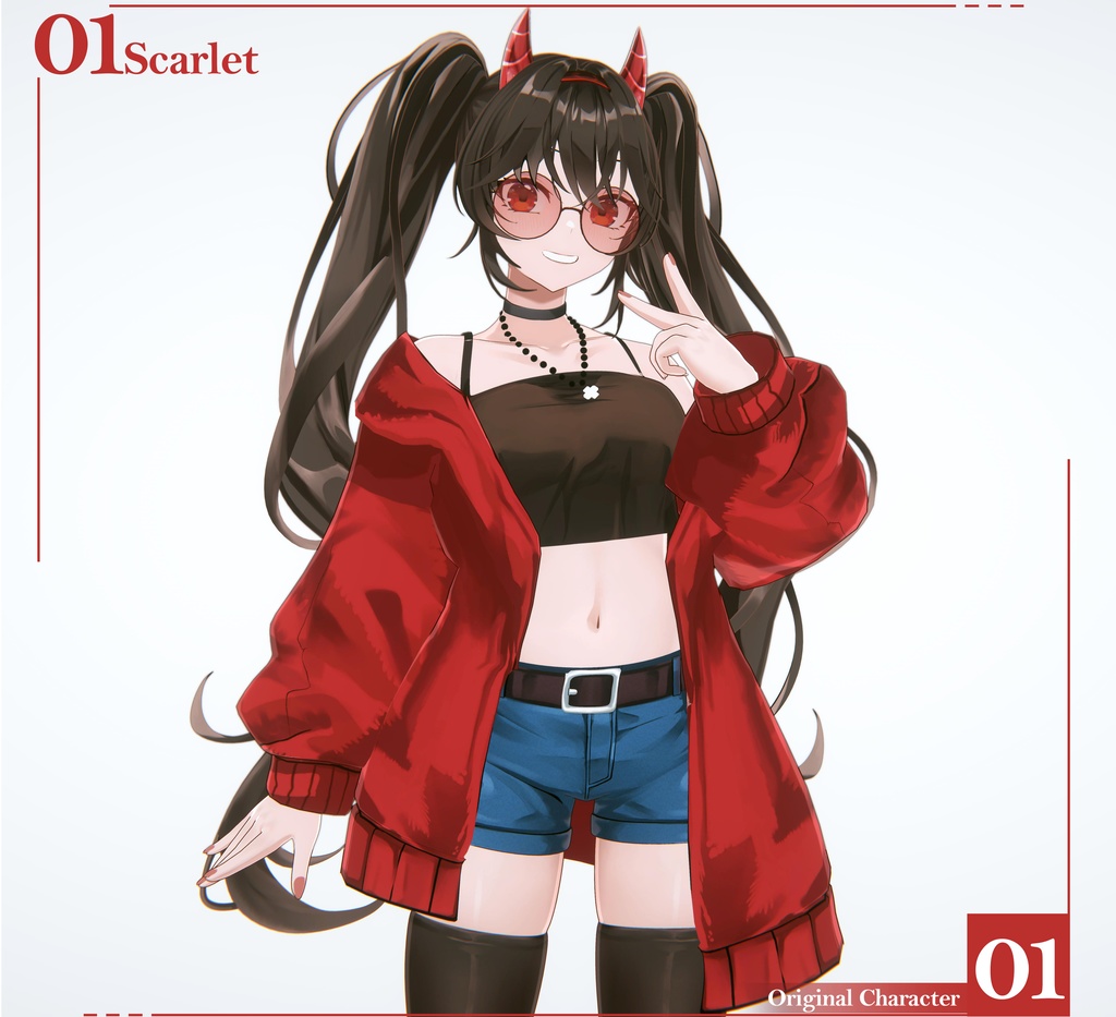 [VRC / VRM] Scarlet - Original Character