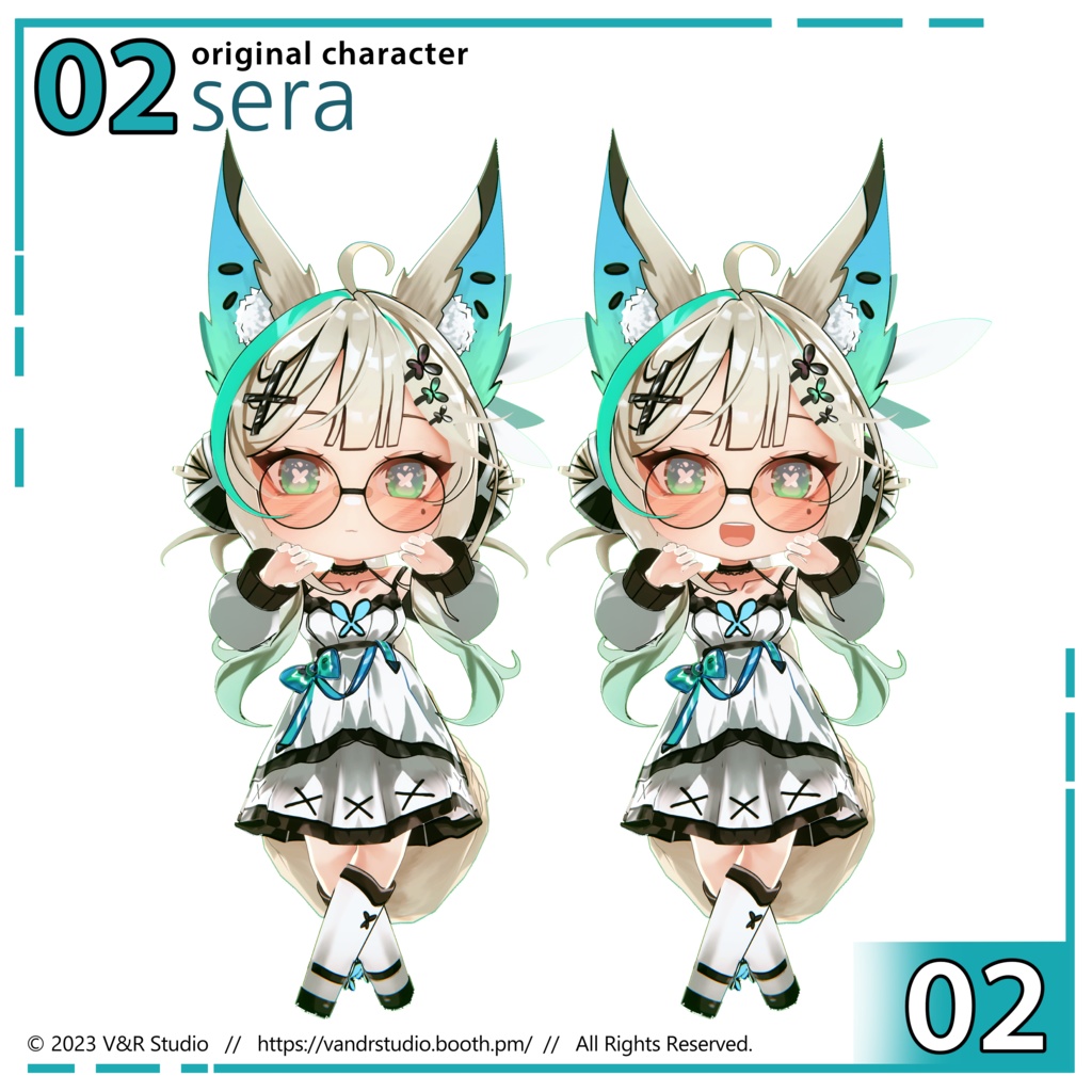 [VRM] Sera - Original Character - CHIBI - V&R Studio - 3/3