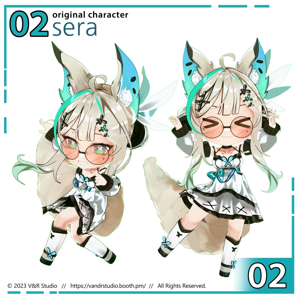 [VRM] Sera - Original Character - CHIBI - V&R Studio - 2/3
