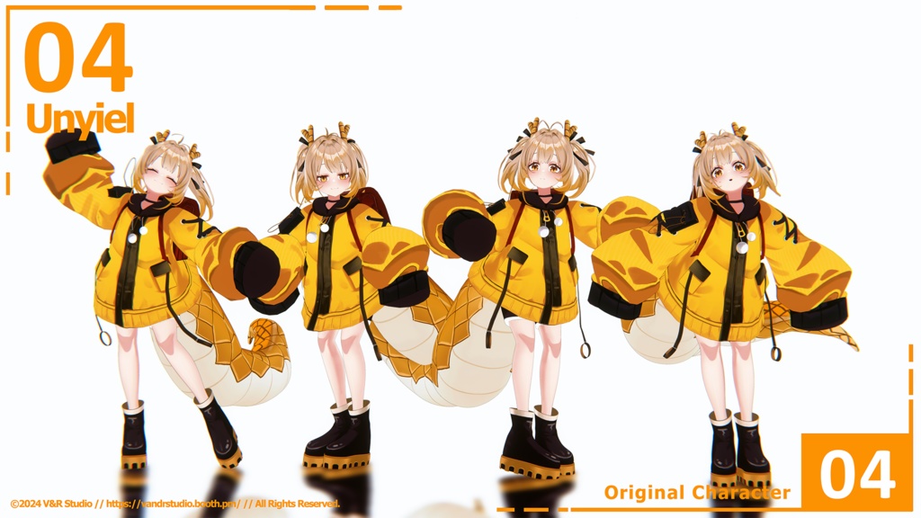[VRC / VRM] Unyiel - Original Character - V&R Studio - 4/4