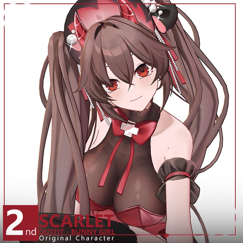 [VRC / VRM] - [Bunny Outfit] Scarlet 