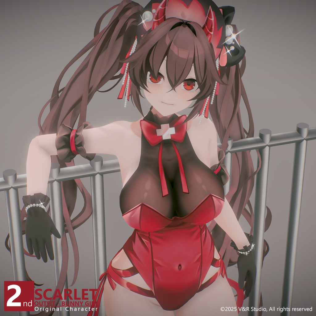 [VRC / VRM] - [Bunny Outfit] Scarlet  - V&R Studio - 2/5