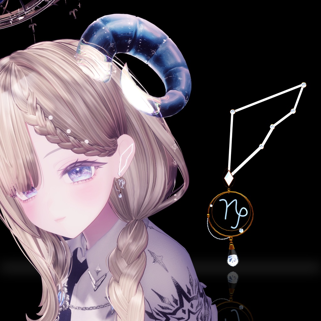 【半額セール実施中】MA対応:詠みのピアス - Constellation Earrings