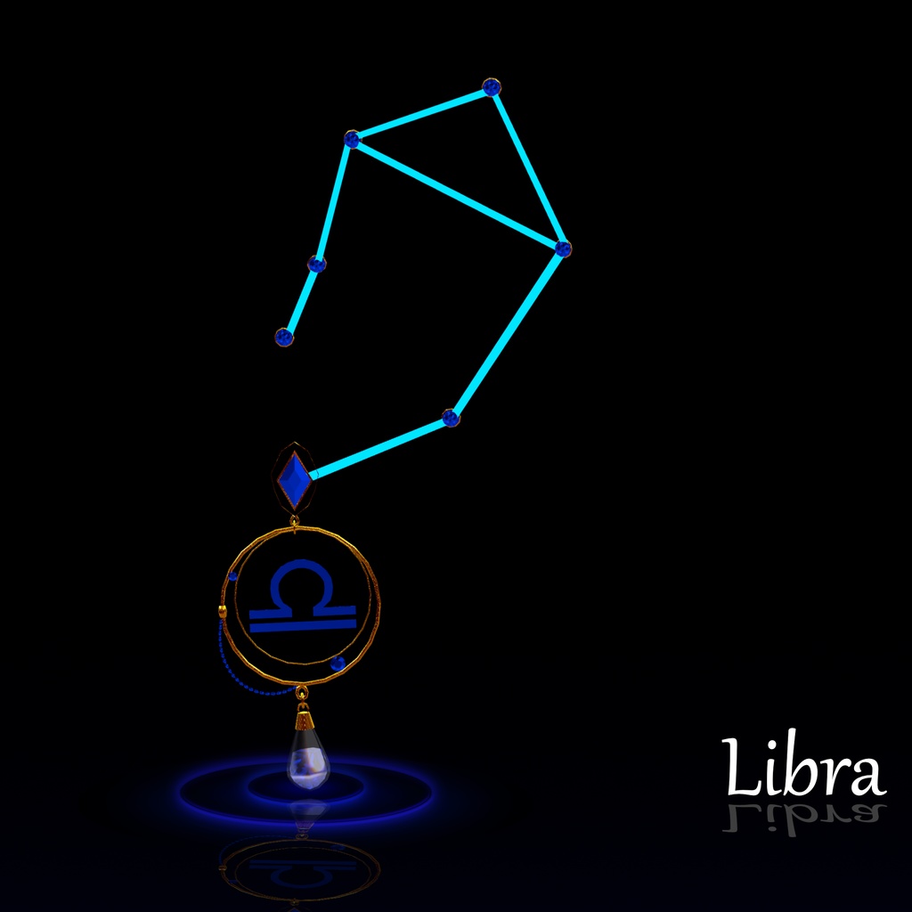 【半額セール実施中】MA対応:詠みのピアス - Constellation Earrings