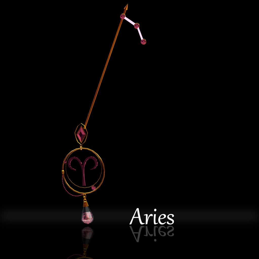 【発売記念セール】MA対応_星座ピアス(制作途中)