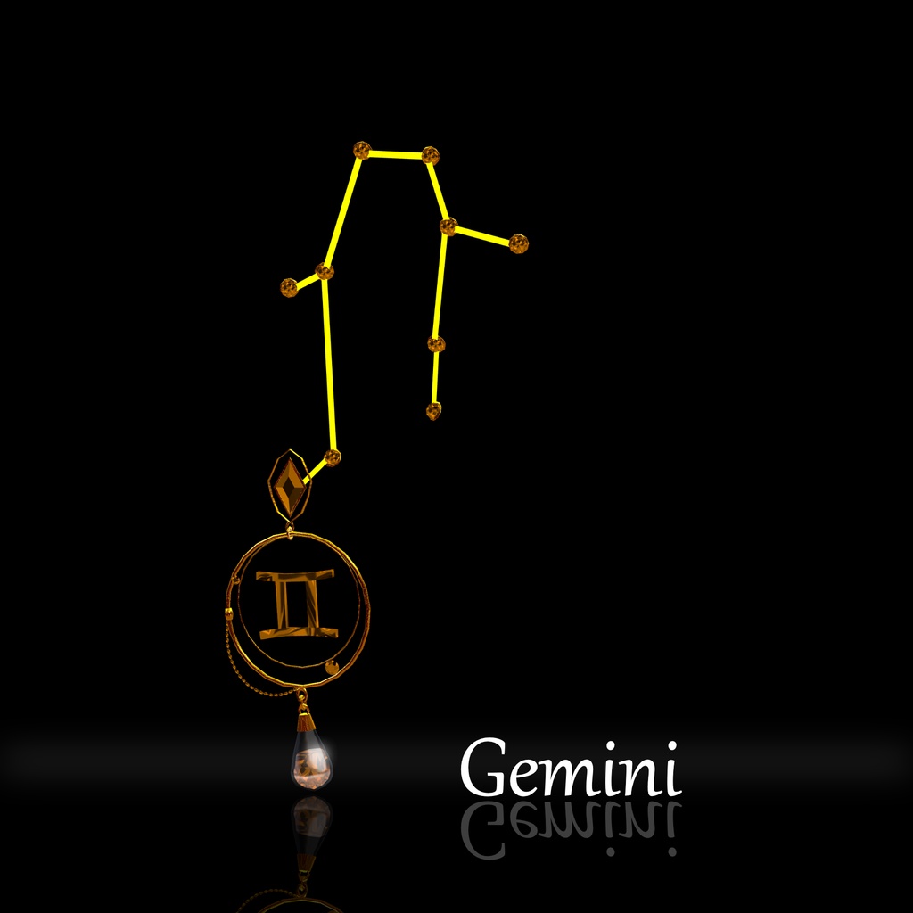 【発売記念セール】MA対応_星座ピアス(制作途中)