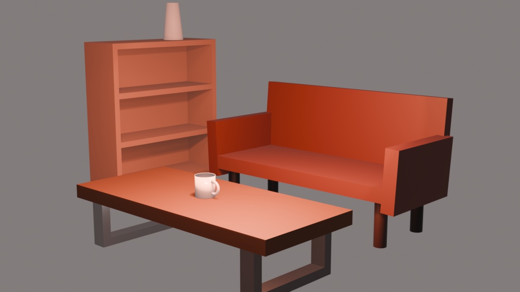 Soft Living Set|3D家具モデル