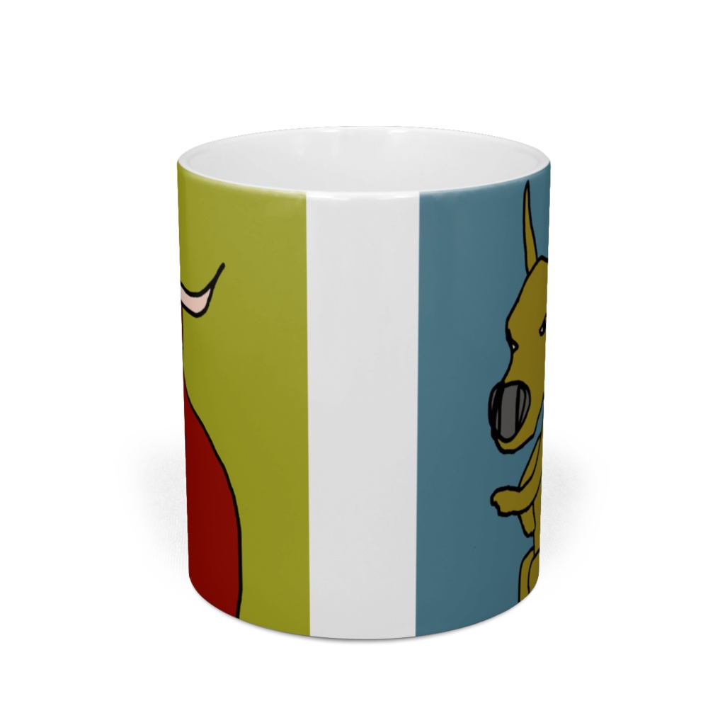 牛とカンガルー