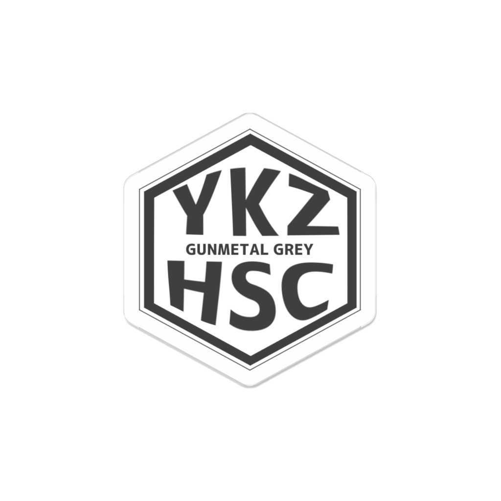 ykzroidGGロゴアクリルバッジ