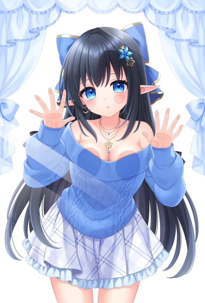 レフィーリア・ブリュンヒルデ4周年記念 アクリルプレート 青Ver