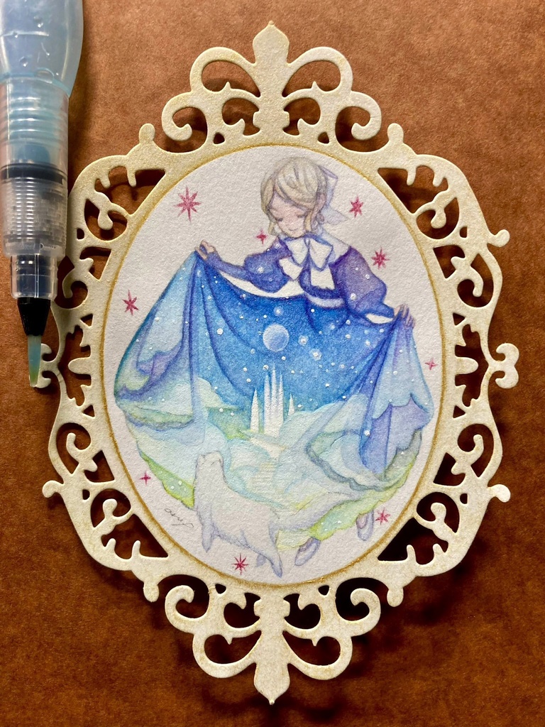 【創作】小さいcolors 2025 新作額装原画