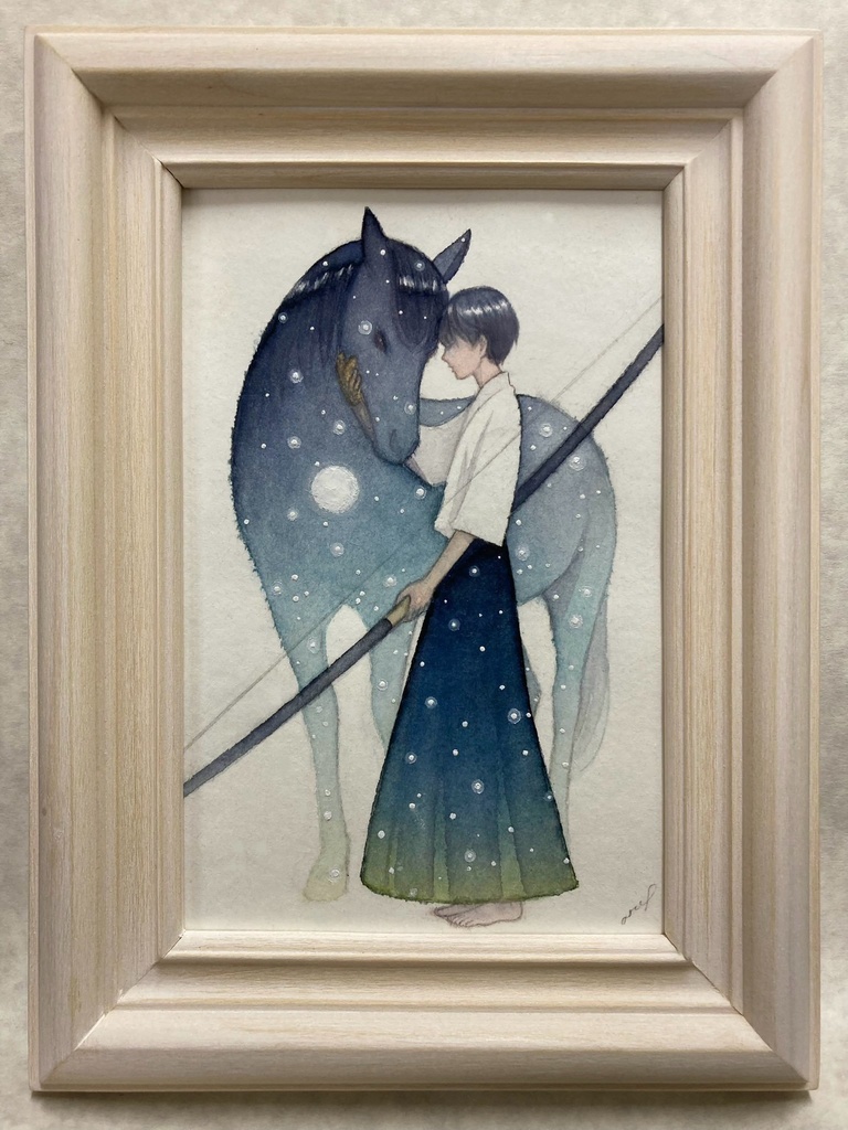 【創作】ARTs*LABo 和風幻想2026水彩額装原画