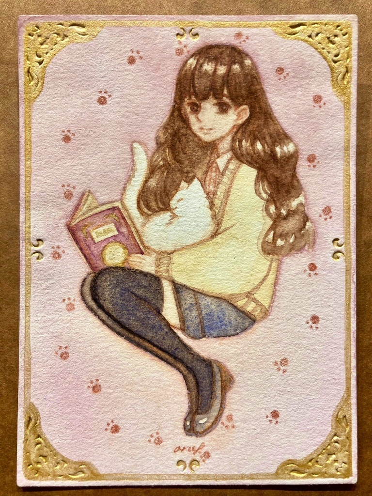【創作】ｱｼｱﾄ（水彩原画） 