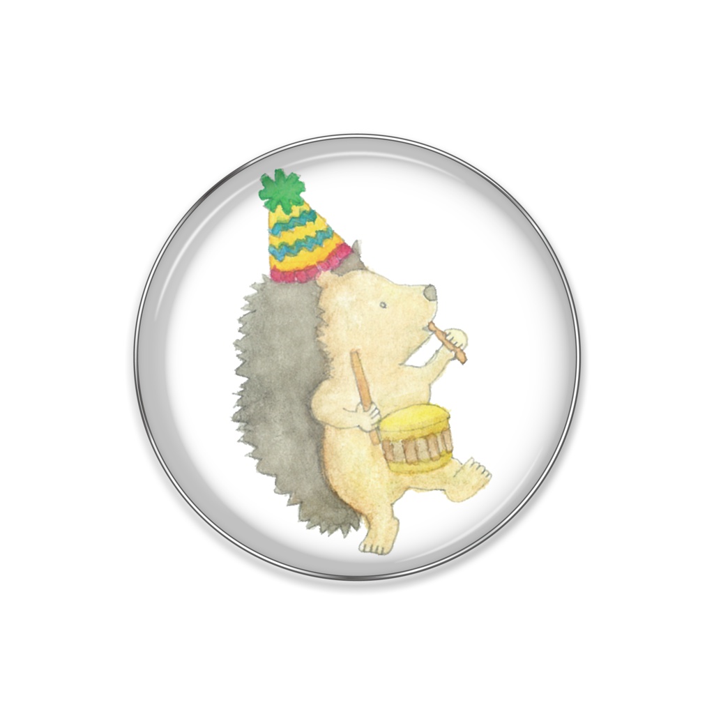 Two Hedgehogs play the Drums - type A