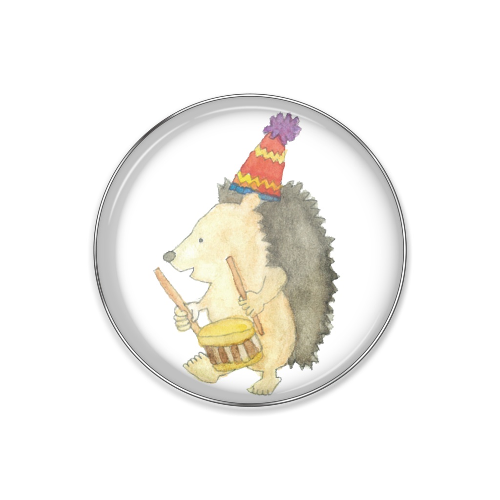 Two Hedgehogs play the Drums - type B