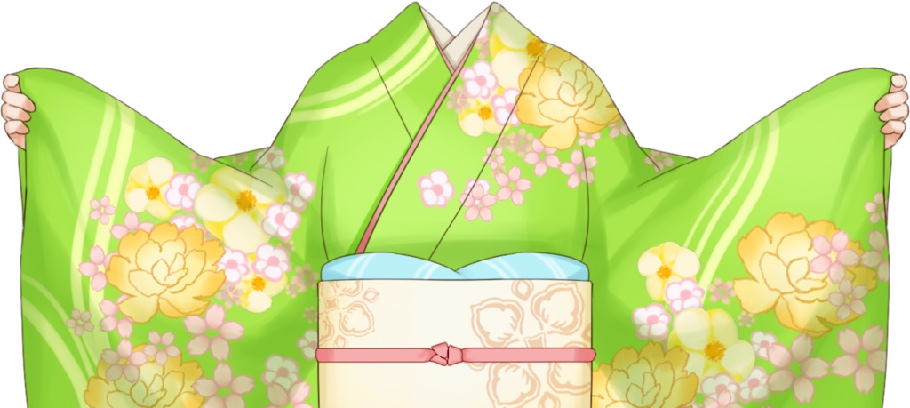 【フリー素材】2022年着物セット